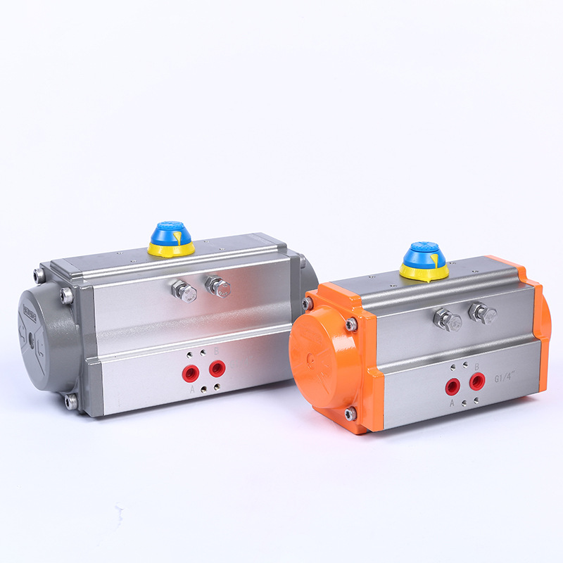 Pneumatic actuator, angul