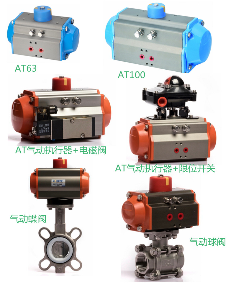 AT气动执行器(图20) AT气动执行器组合