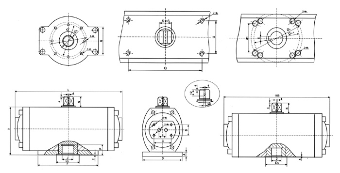 QW-TZ 气动执行器(图2) QW-TZ 气动执行器(图2)