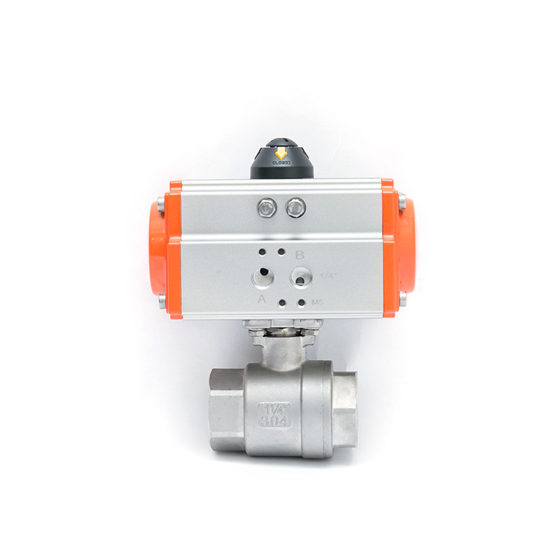 Pneumatic stainless steel clamp butterfl
