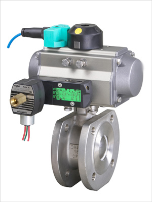 Pneumatic thin ball valve,Q671F